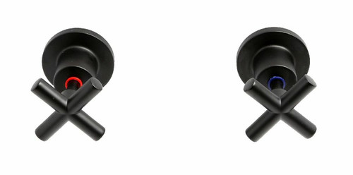 Raven Wall Top Assembly Cross Handle Black [203061]