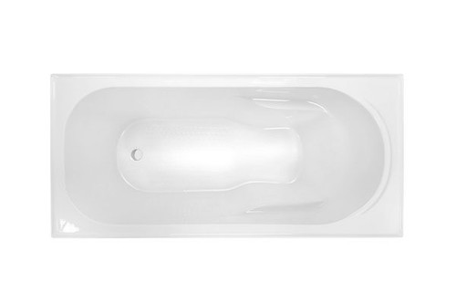 Modena Inset Bath 1635mm Acrylic White [054967]