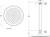 Venezia Overhead Rain Shower with 300mm Ceiling Arm Chrome [257351]