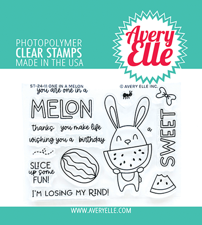Avery Elle One In A Melon Clear Stamps
