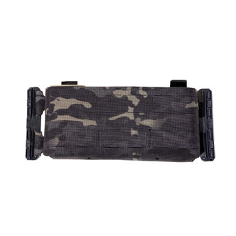FirstSpear Laser Frame Primary Pocket Panel in MultiCam Black for Body Armor Front View