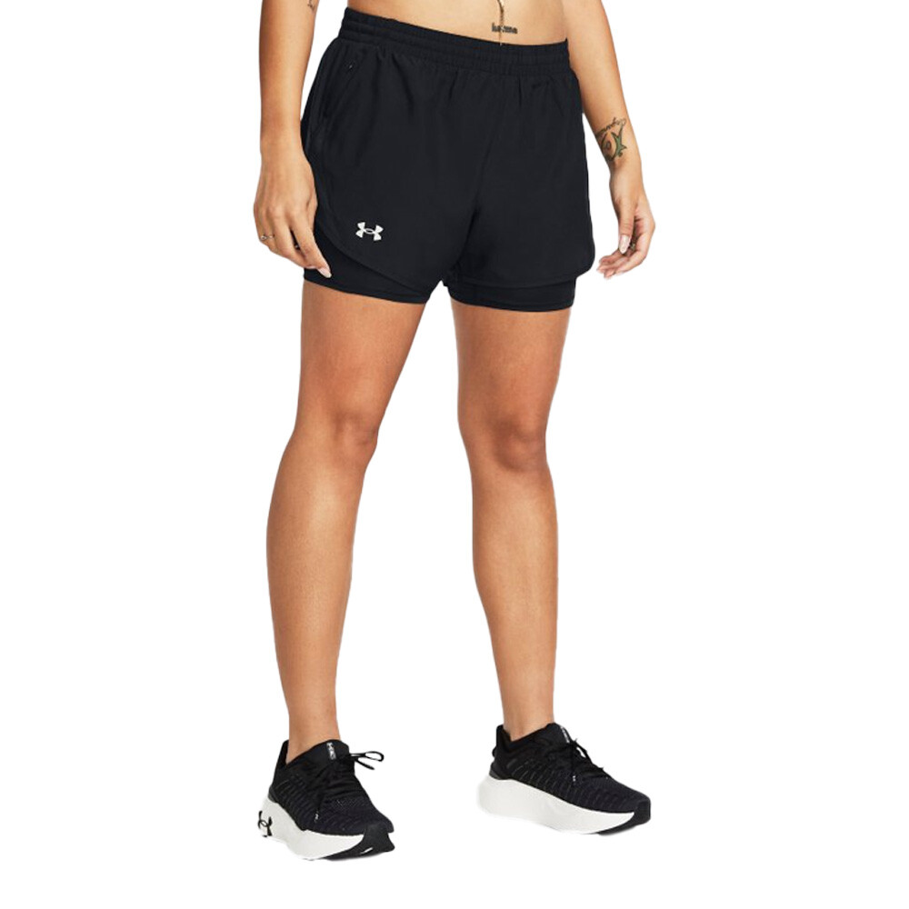 Under Armour Fly By 2-en-1 pantalones cortos para mujer - SS24 Under Armour Fly By 2-en-1 pantalones cortos para mujer - SS24