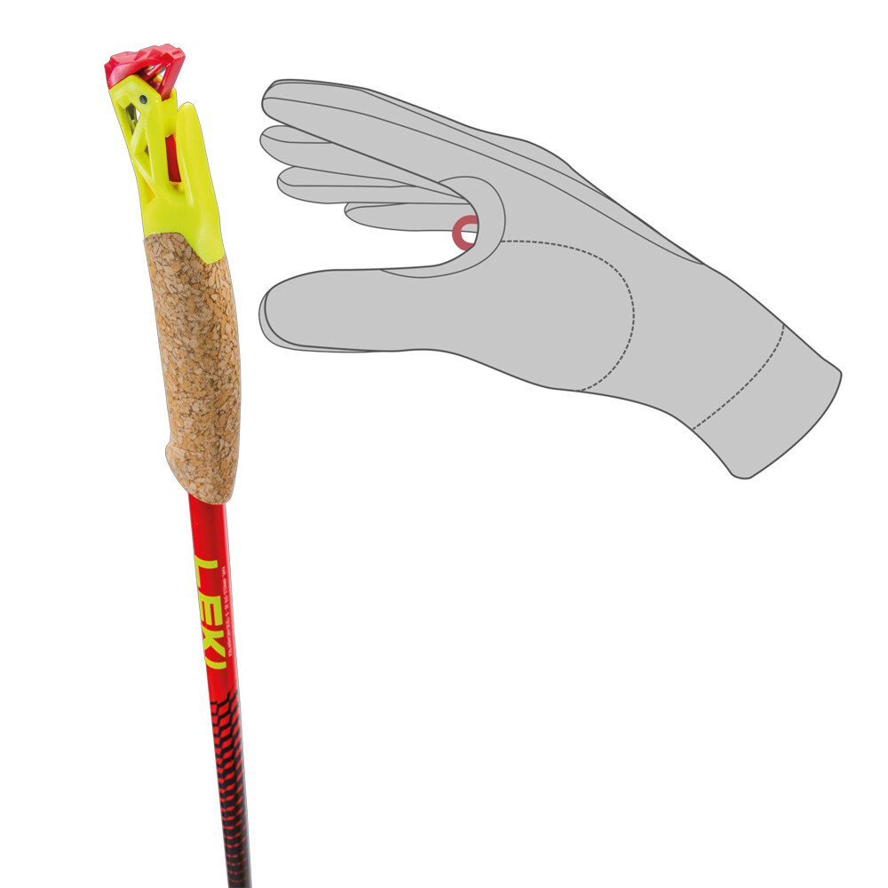 Leki Vertical K trail running Poles (Pair) - SS25