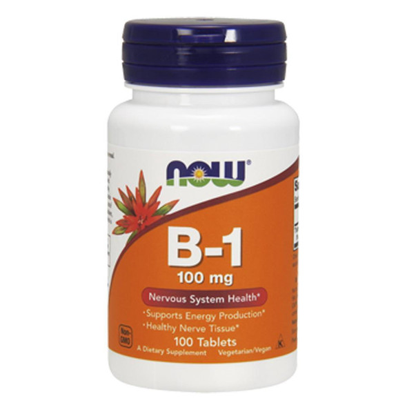  Now Foods Vitamin B-1 100mg 100 Tabs 