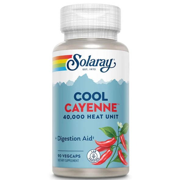  Solaray Cool Cayenne 40,000 Heat Units 90 Caps 