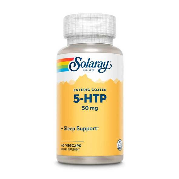  Solaray Enteric Coated 5-HTP 50mg 60 Capsules 