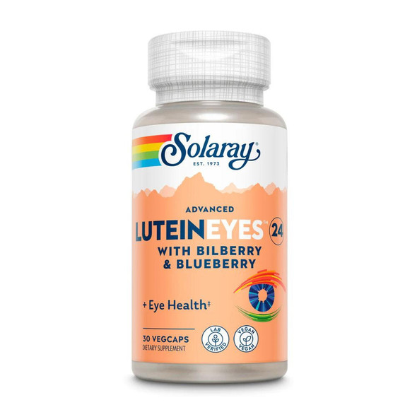  Solaray Advanced Lutein Eyes 24 30 Capsules 