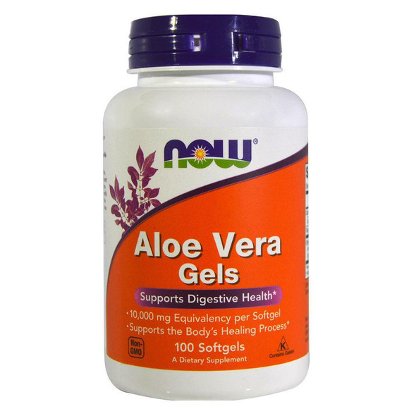  Now Foods Aloe Vera 10,000mg 100 Softgels 