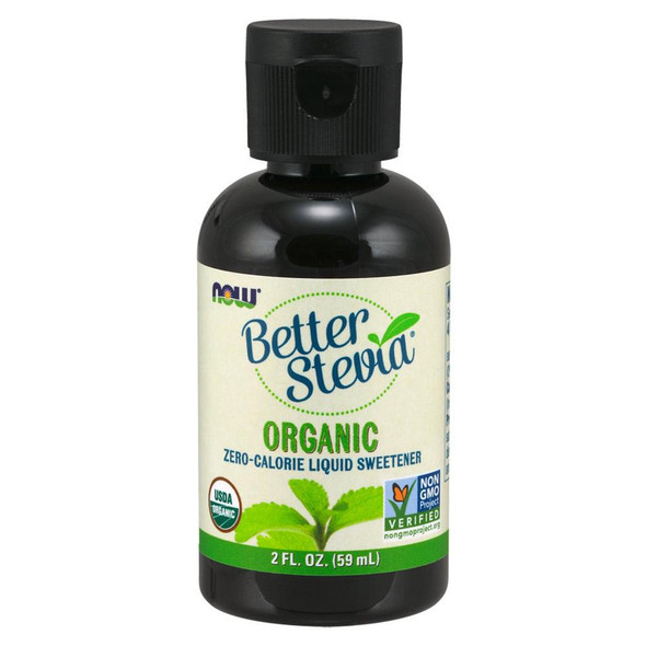  Now Foods Better Stevia Organic Liquid 2 Oz 