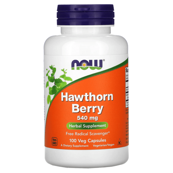  Now Foods Hawthorn Berry 540Mg 100 Capsules 