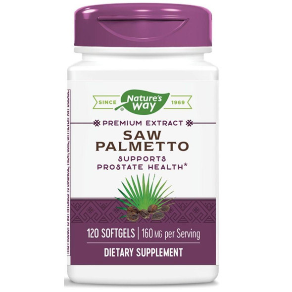 Enzymatic Therapy Nature's Way Super Saw Palmetto 120 Softgels 