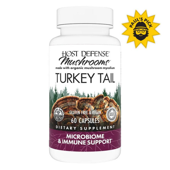  Fungi Perfecti Host Defense TURKEY TAIL 60VC 