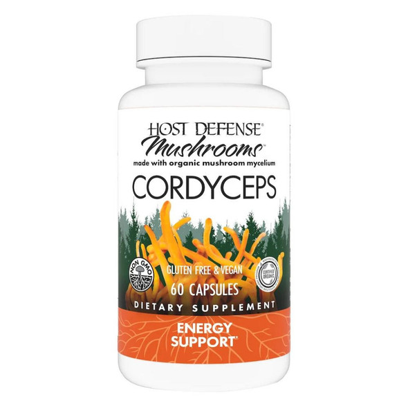 Fungi Perfect Host Defense Cordyceps 60 Capsules 