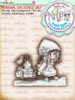 Party time - 'precoloured' Winnie winter celebration digital papercrafting download