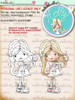 Holly Hello Pretty- digital papercrafting download