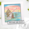 Fishing Gnome For Men - Bundle of printable clipart digital stamp, digistamp for cards, cardmaking, crafting and stickers
