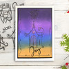 Winter Noel - Christmas 4 x 6" clear photopolymer stamp set