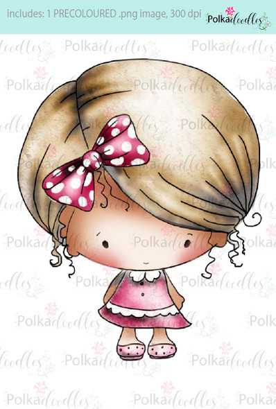 Lil Miss Cute - Sugarpops Kit 2...Craft printable download digital stamps/digi scrap kit