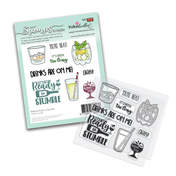 Ready to Stumble - Men's themed 4 x 4" Stamp set