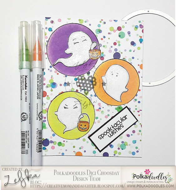 Spooktacular - Halloween clear stamp set