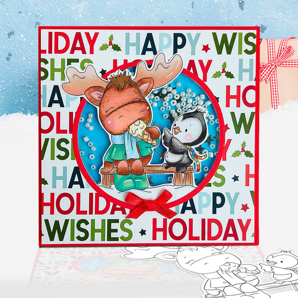 Elvis Wesley Moose BIG KAHUNA bundle - printable craft digital stamp downloads
