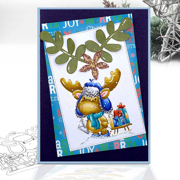 Elvis Wesley Moose BIG KAHUNA bundle - printable craft digital stamp downloads