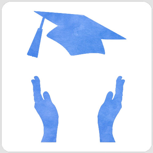 Grad Hands Stencil