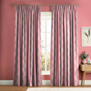 Laurel Leaf Stripe Pink Curtain