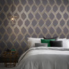 Vector Graphite Gold Behang
