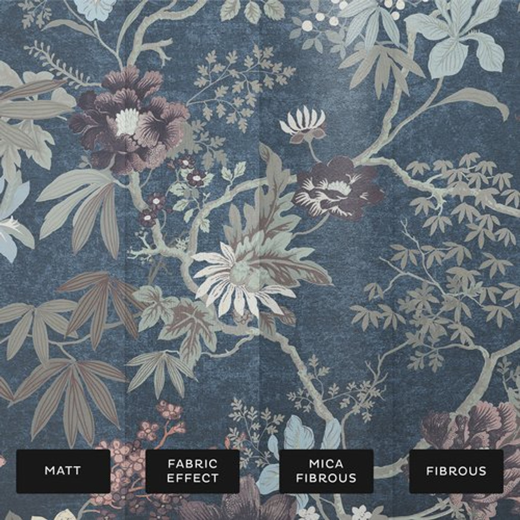 Kimono Teal Bespoke Mural