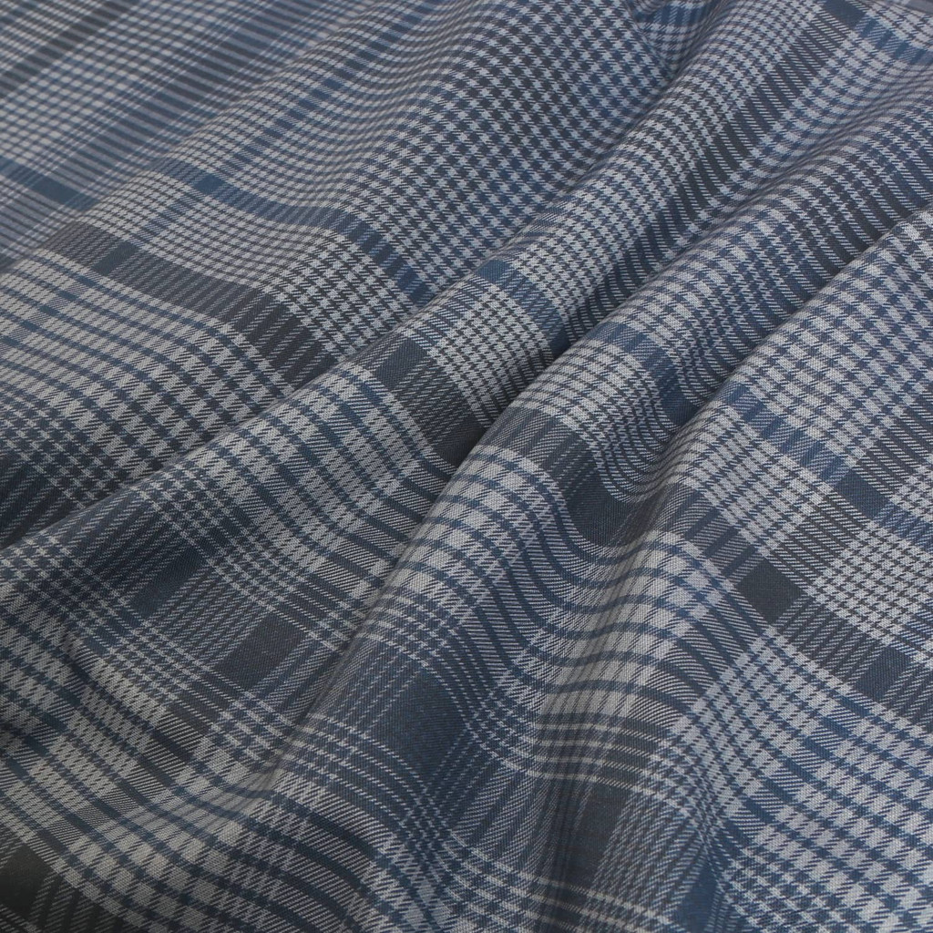 Heritage Plaid Vorhänge Blau