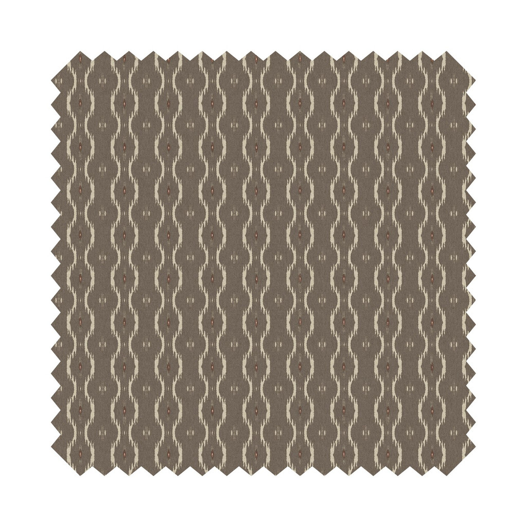 Rustic Ikat Chocolate Light Filtering Roller Blind