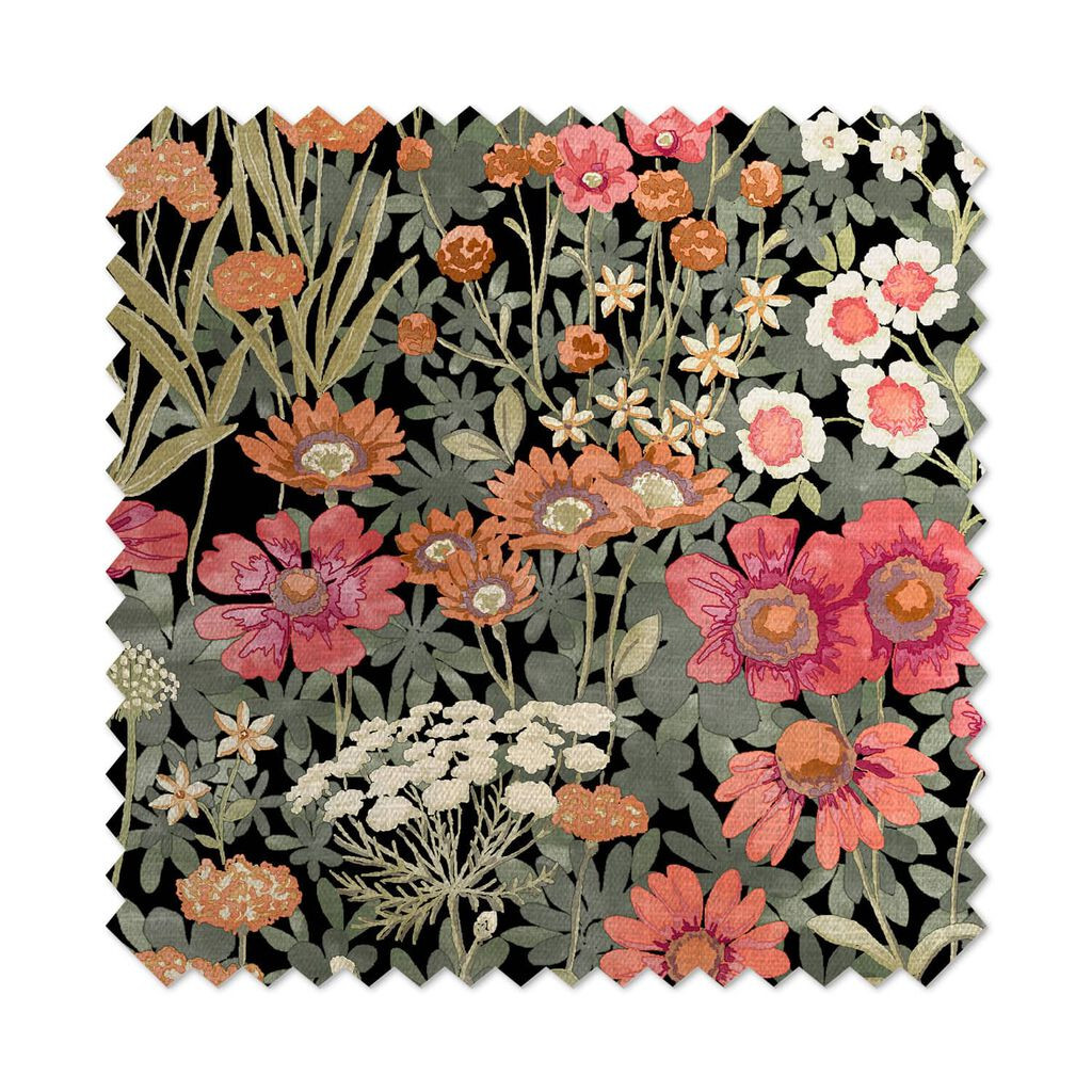 Wallflower Night Garden Roller Blind