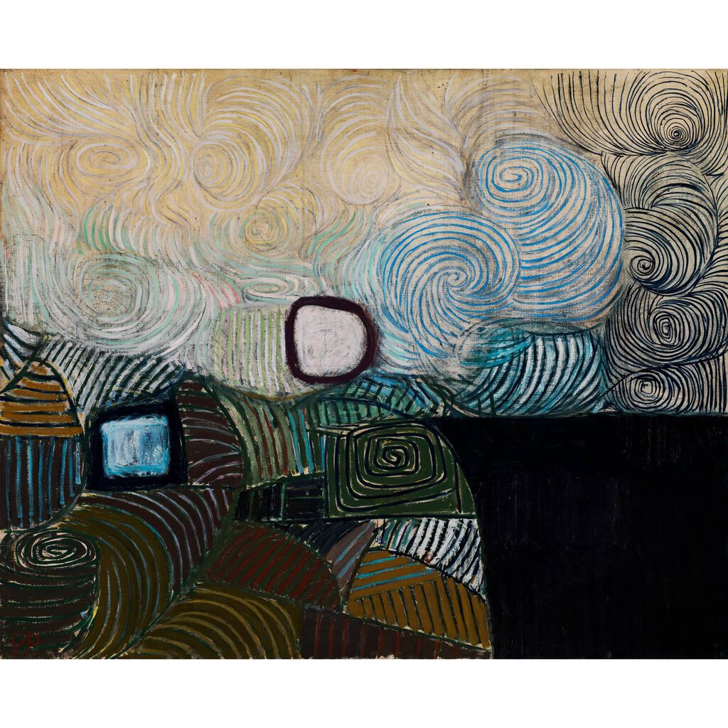 Pasmore Spiral Motif Bespoke Mural
