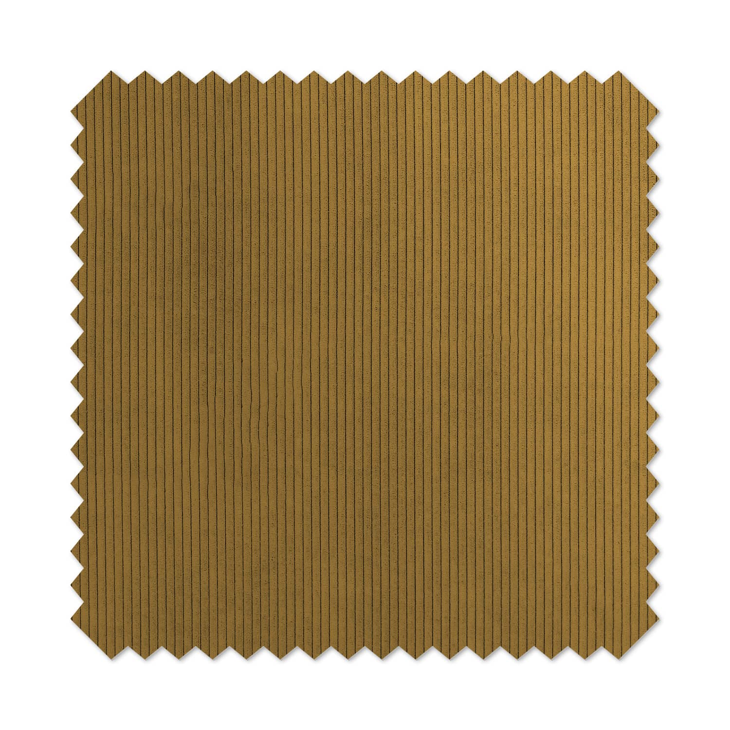 Corduroy ambergeel gordijnen