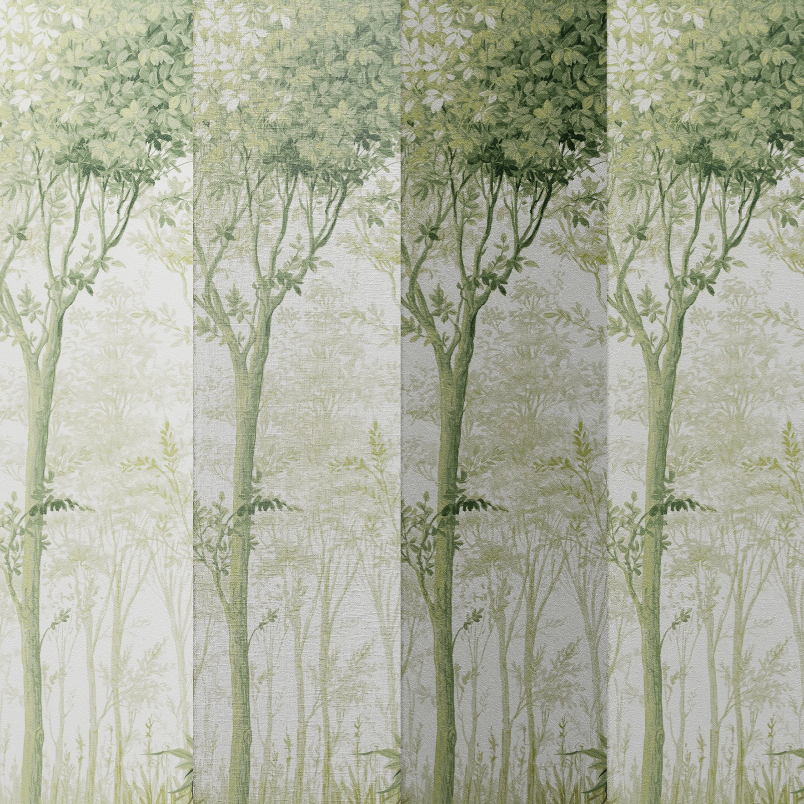 Coppice Forest Sage Bespoke Mural