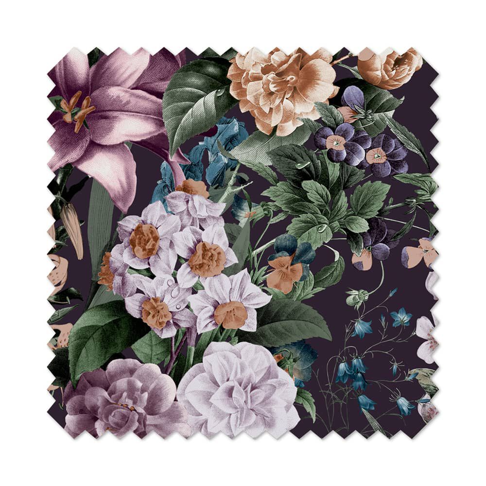 Glasshouse Flora Amethyst Roller Shade