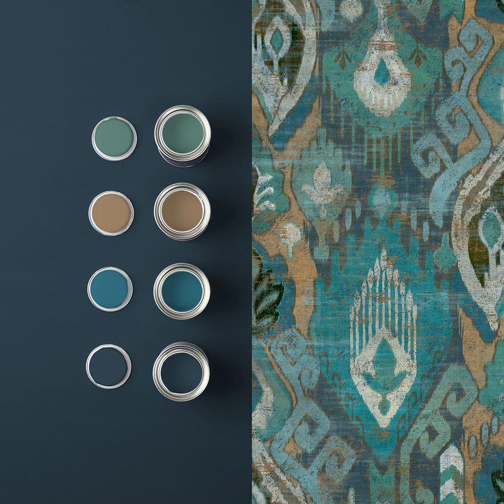 Papier peint Daraee Tapestry Bleu nuit