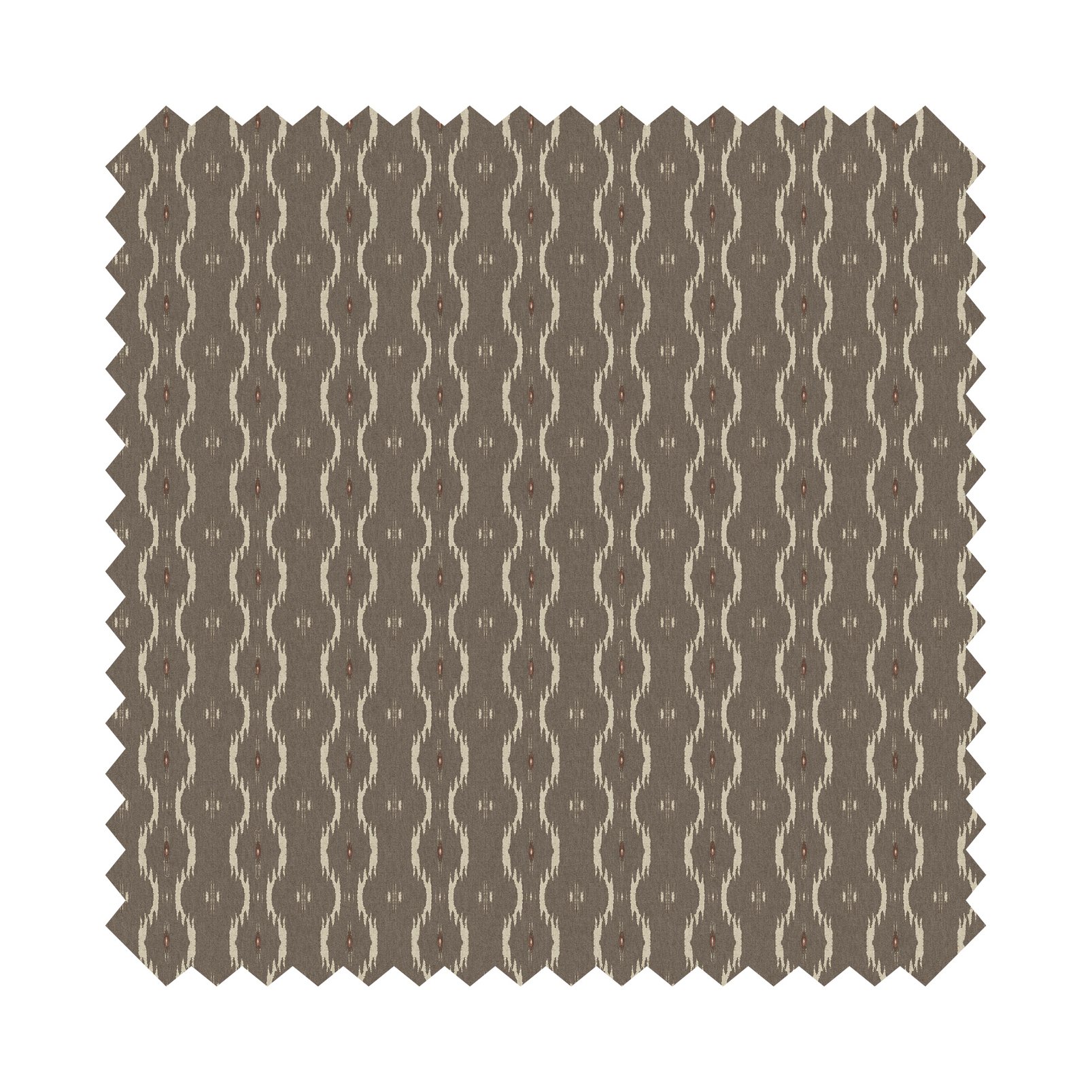 Rustic Ikat Chocolate Roller Blind