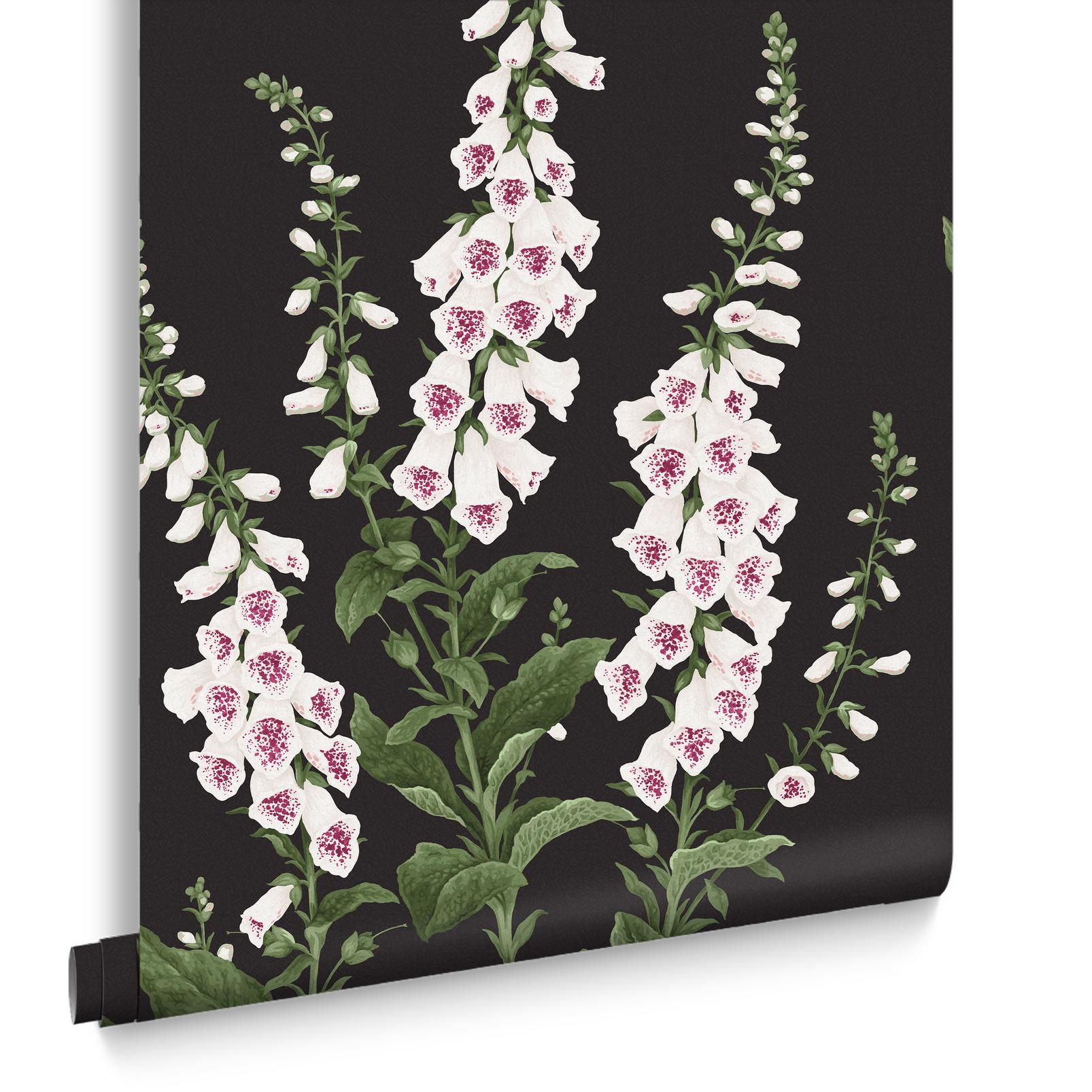 Papier Peint Foxglove Bleu Nuit