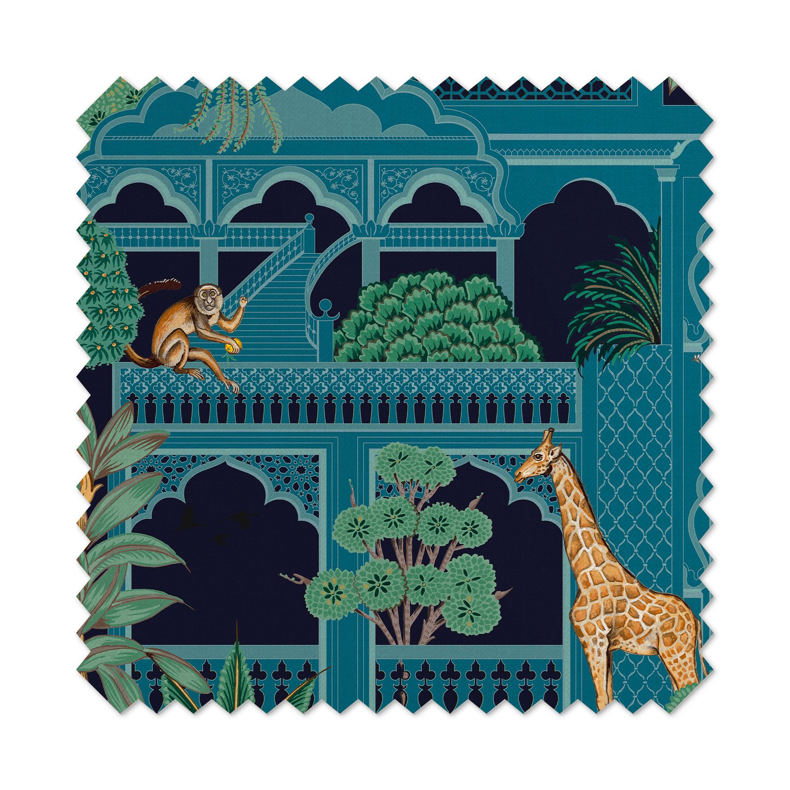 Animahal Navy Curtains