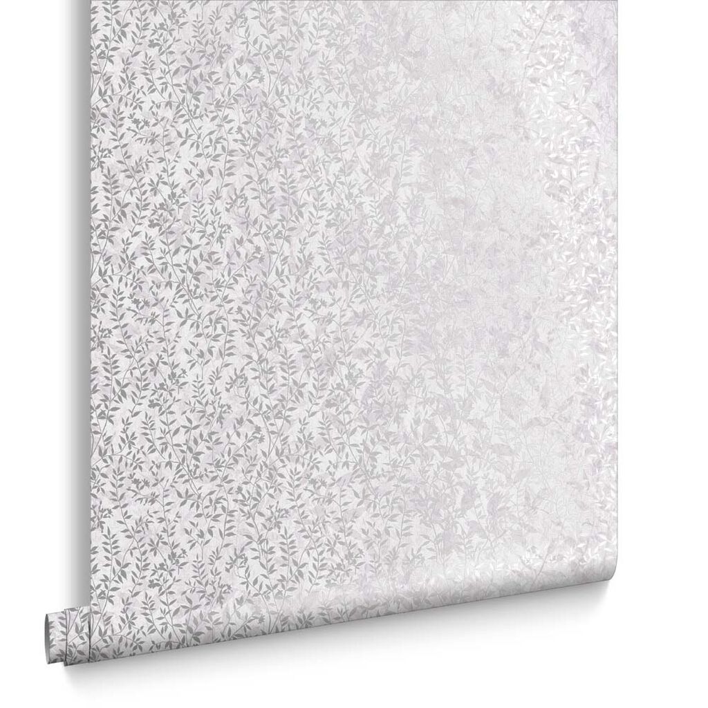 Botany Silver Wallpaper