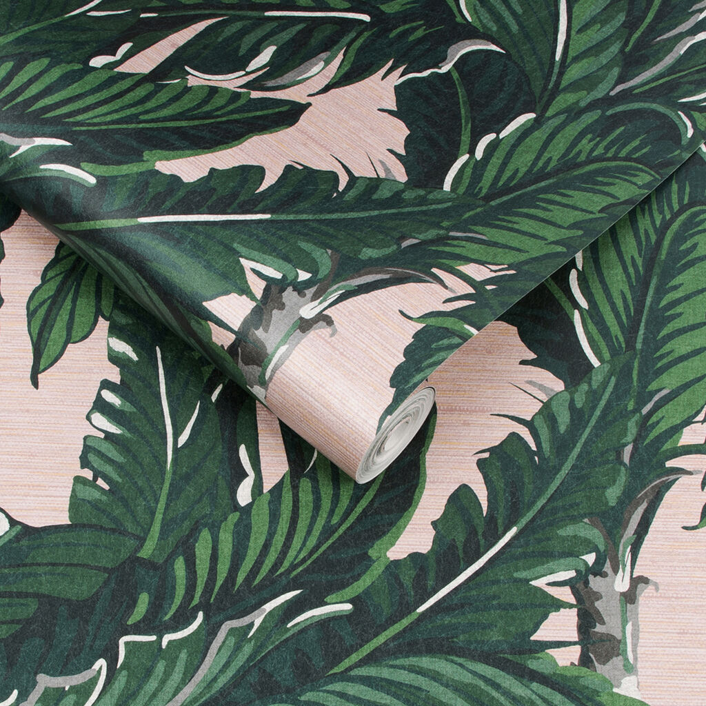 Daintree Tapete Palm Blush