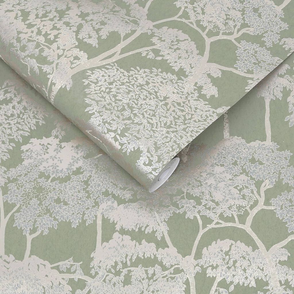 Papier peint Idyll Tree Sauge