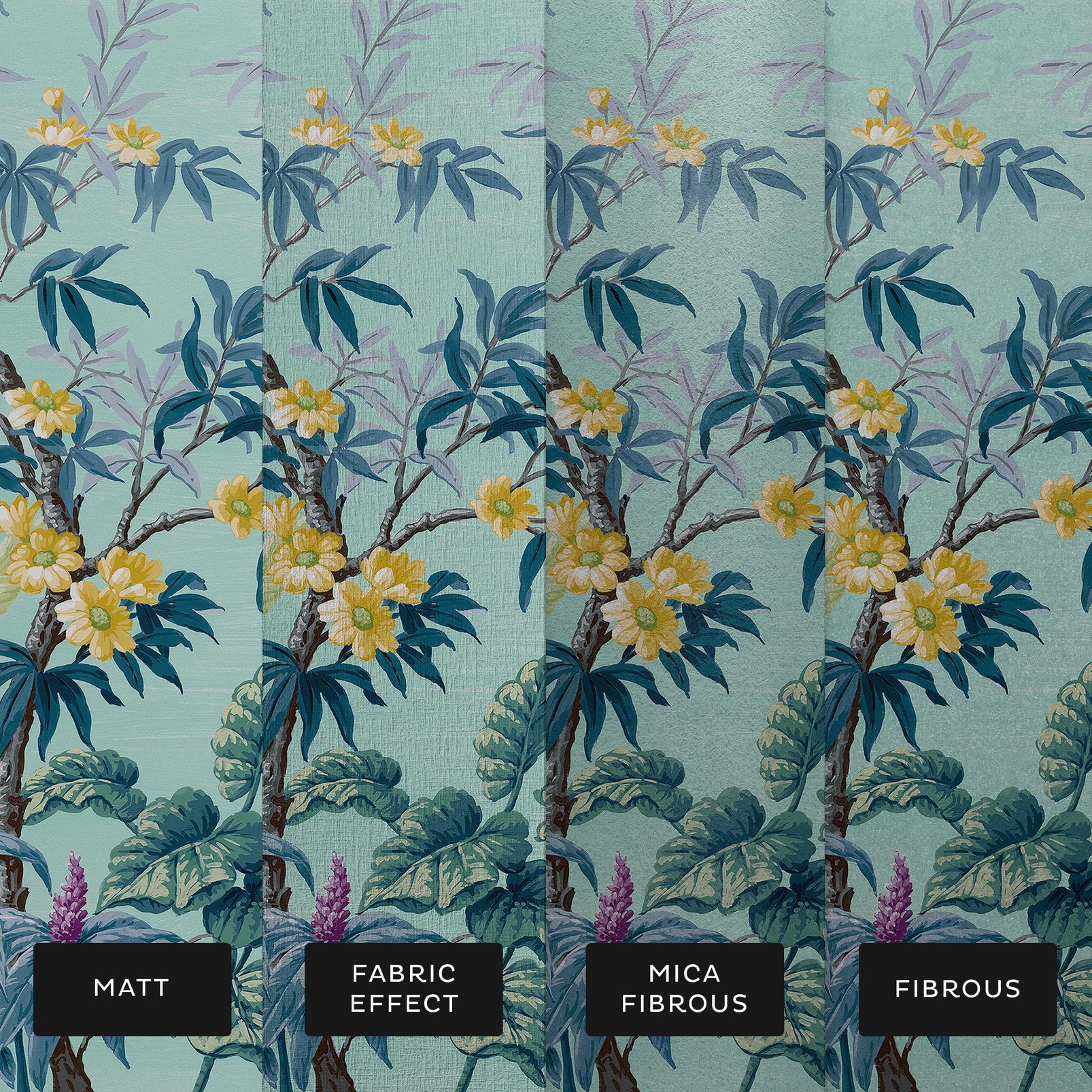 Vintage Tropical Summer Bespoke Mural
