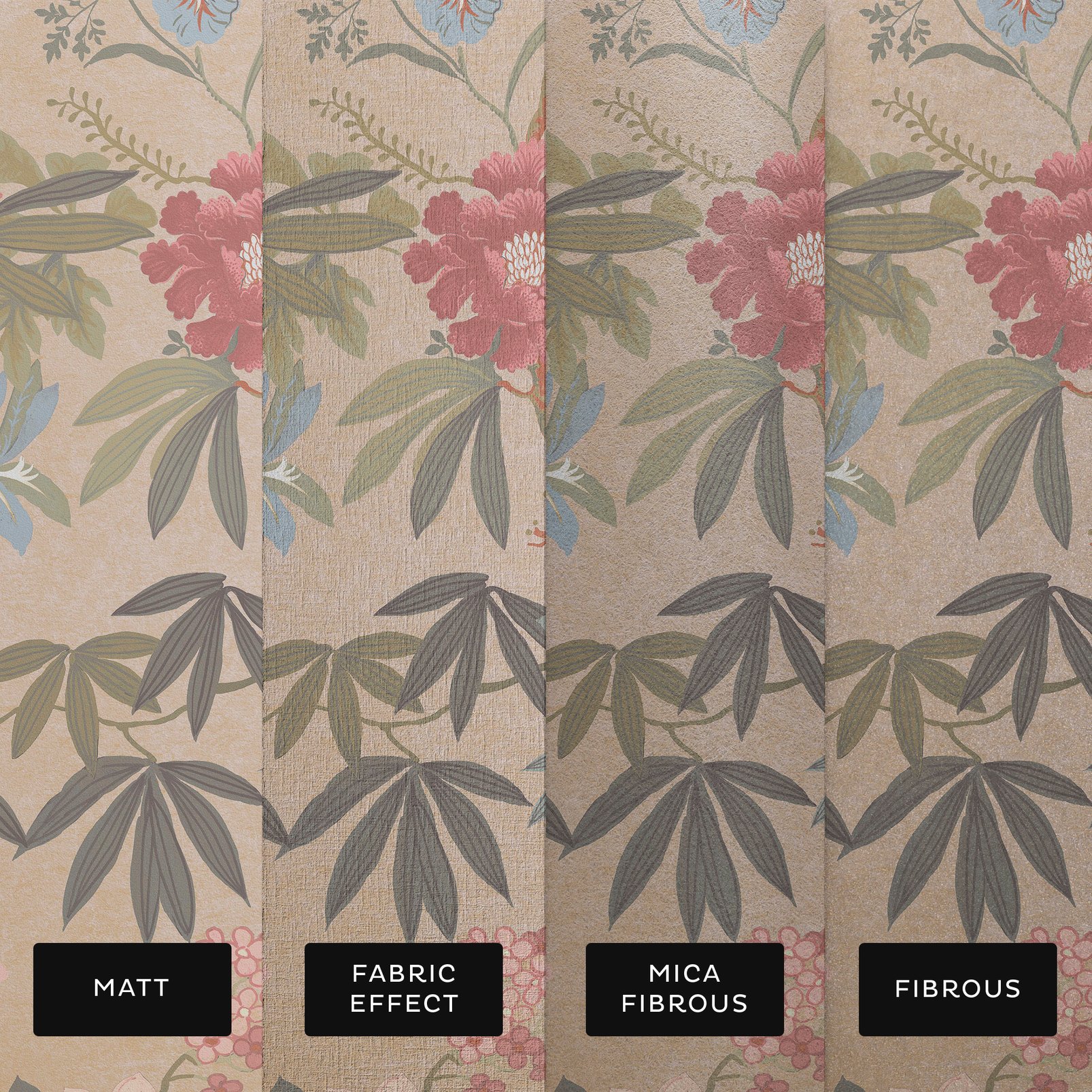 Kimono Blush Maßgeschneiderte Fototapete