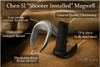 Two Chen SI Magwells with flyouts reading "Low profile curved roundbutt", "custom quality checkering", "optimized sculpted funnel", "one piece fully machined", "eliminates sharp frame corners"