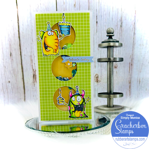 Birthday Window Shaker Card