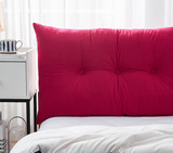 Boys Dorm Twin XL Bedding Accessory College Apartment Decor Ideas Tufted Headboard Pillow Back Support Cushion
