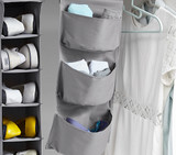 Dorm Room Storage Ideas Over the Door Shoe Holder Pockets Closet Organization Space Saving Studio Apartment College Student Must Haves